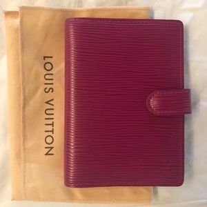 SOLD Louis Vuitton Epi Pink/Purple Calendar Agenda